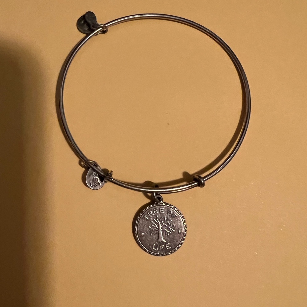 Alex and Ani -Tree of Life bracelet. Has some oxidation. Used -No returns